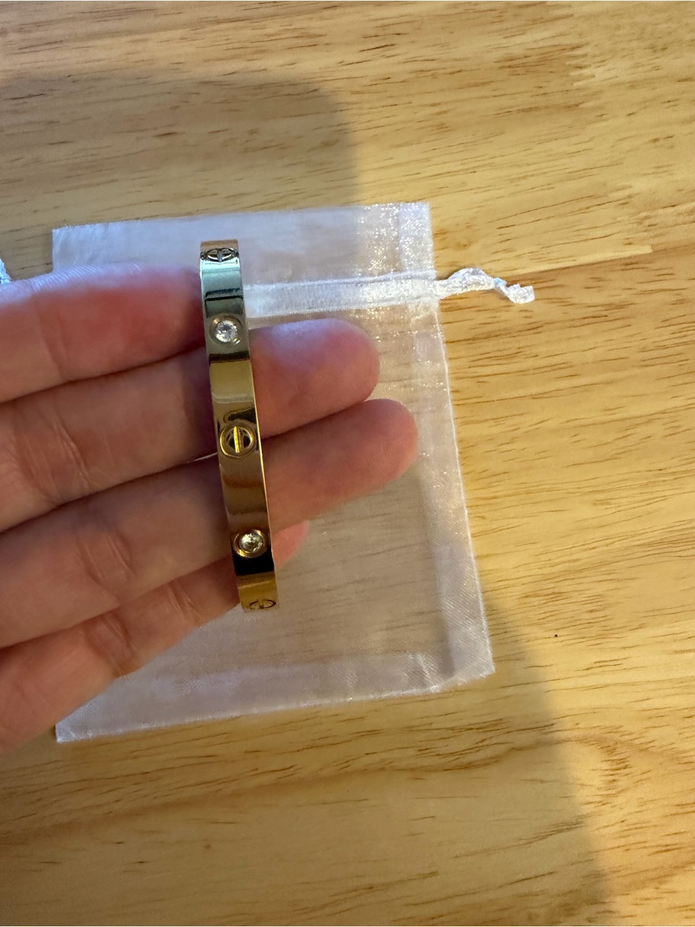 Women's Gold-Tone Crystal Accent Bracelet